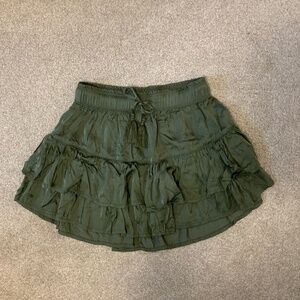 Aerie satin mini skirt